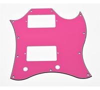 KAISH American Standard SG - Golpeador de cara completa para guitarra de Estados Unidos, color rosa, 3 capas