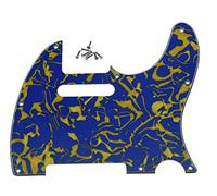 kaish azul Shell guitarra tele Pickguard arañazos Placa para Fender Telecaster