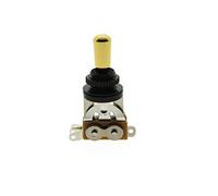 KAISH Black LP Guitarras 3 vías interruptor de palanca con punta de metal dorado para Epiphone Les Paul SG