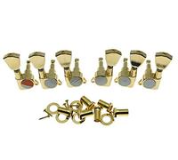 KAISH Claves de afinación de guitarra doradas con botón de tulipán para Les Paul o guitarra acústica