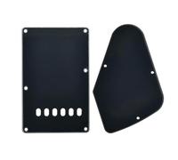 KAISH Cubierta trasera de trémolo para guitarra eléctrica, cubierta de cavidad de control electrónico para guitarras Yamaha Pacifica PAC 112V, 212V y 612V HSS, color negro