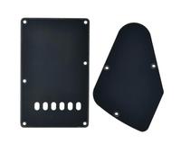 KAISH - Cubierta trasera para guitarra eléctrica Tremolo Trem de control electrónico, cubierta de cavidad para Yamaha Pacifica PAC 112V, 212V y 612V HSS, serie HSS, color negro mate