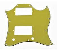 kaish estándar SG cara llena Golpeador amarillo 3 capas para SG especial guitarra