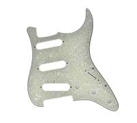 KAISH Golpeador de 11 agujeros estilo ST/Strat SSS para Estados Unidos/México Stratocaster/Strat Aged Pearl