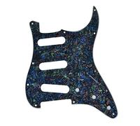 KAISH Golpeador de 11 agujeros estilo ST/Strat SSS para Stratocaster de Estados Unidos/México Stratocaster/Strat Abalone Pearl