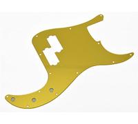 KAISH Golpeador de bajo P de 13 agujeros estilo PB placa de arañazos para Estados Unidos/México Precision P Bass Gold Mirror