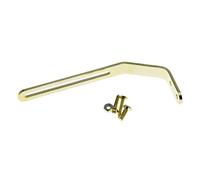 KAISH Golpeador de guitarra con tornillos para arco de jazz hueco de cuerpo dorado