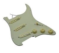 KAISH Golpeador de guitarra eléctrica con carga blanca envejecida precableada con pastillas Wilkinson para Stratocaster FD de Estados Unidos/México