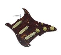 KAISH Golpeador de guitarra eléctrica con carga de tortuga vintage precableado con pastillas Wilkinson para Stratocaster de Estados Unidos/México FD