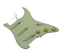 KAISH Golpeador de guitarra eléctrica precableado verde menta con pastillas Wilkinson para Estados Unidos/México FD Stratocaster
