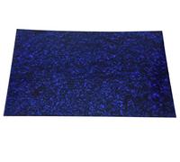 KAISH Golpeador de guitarra en blanco para bajo, placa de material de 290 x 430 mm, color azul perla