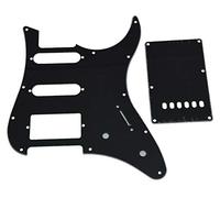 KAISH Golpeador de guitarra HSS de 3 capas negro con placa trasera para guitarra Yamaha Pacífica