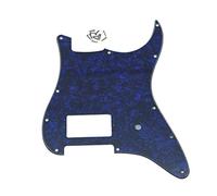 KAISH Golpeador de guitarra Humbucker de 11 agujeros ST/Strat Style One para Delonge Stratocaster/Strat Blue Pearl