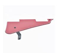 KAISH Golpeador de guitarra LP de 3 capas rojo con soporte de acero inoxidable negro y tornillos de montaje de acero para USA Les Paul