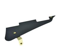 KAISH Golpeador de guitarra LP de estilo moderno anodizado de metal negro con soporte dorado de metal para Epi Les Paul