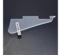 KAISH Golpeador de guitarra LP transparente con soporte de acero inoxidable cromado y tornillos de montaje de acero para USA Les Paul