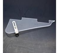 KAISH Golpeador de guitarra LP transparente con soporte de acero inoxidable de níquel y tornillos de montaje de acero para Gibson Les Paul de EE. UU