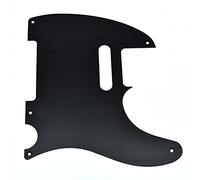 KAISH Golpeador de metal anodizado de aluminio americano vintage americano de 5 agujeros estilo Tele TL Pick Guard placa de arañazos para USA/México Telecaster Negro