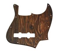 KAISH Golpeador de plástico impreso en 3D estilo J Bass 4 cuerdas Bass Pick Guard Scratch Plate para USA/México Jazz J Bass patrón de madera