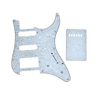 KAISH Golpeador HSS para guitarra y trémolo, placa trasera para guitarra Yamaha Pacífica, color blanco perla