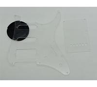 KAISH - Golpeador HSS transparente para guitarra y placa trasera para trémolo, compatible con guitarra Yamaha PACIFICA, transparente