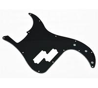 KAISH: Golpeador negro de 3 capas para bajo PB, placa de rasguño para USA / Mexican Fender Precision Bass