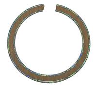 KAISH High Qaulity 110130.8mm - Roseta para guitarra acústica (2 anillos), diseño de abulón