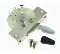 KAISH Interruptor selector de guitarra de 5 vías CRL estilo interruptores para ST Strat Tele con 2 puntas