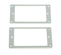 kaish Juego de 2 blanco Humbucker Pickup anillo soporte de base inferior marco para Epiphone LP Guitarra