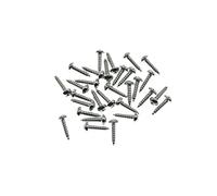 KAISH Juego de 30 tornillos de cabeza Phillips de acero inoxidable americano #3 x 3/8 pulgadas para afinar guitarra, guitarra, bajo, llaves de afinación