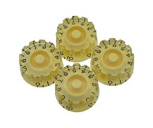 KAISH - Juego de 4 pomos para guitarra de Estados Unidos y Imperial Spec LP (24 unidades, para Gibson Les Pauls o CTS), color crema