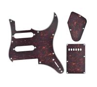 KAISH - Juego de golpeador de guitarra eléctrica trémolo, placa trasera de control electrónico, cubierta de cavidad para Yamaha Pacifica PAC 112V y 212V y 612V HSS Series Guitarras Tortuga Roja