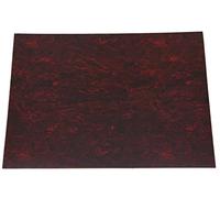 KAISH Lámina autoadhesiva para guitarra acústica de 25 x 20 cm, diseño de tortuga, color rojo