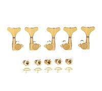 KAISH Lefty - Clavijas de afinación de bajo sellado 3L2R 18:1 de 5 cuerdas para bajo zurdo, para bajo acústico/eléctrico Ibanez/Yamaha, dorado