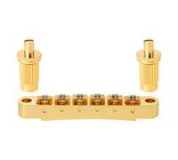 KAISH LP Tune-O-Matic - Puente para guitarra con cierre de clip para Les Paul, SG, ES, Dot, Bigsby Gold