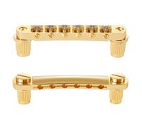 KAISH LP Tune-O-Matic - Sillín de guitarra con cierre de clip para Les Paul/SG/ES/Dot Gold