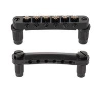 KAISH LP Tune-O-Matic - Sillín para guitarra con cierre de clip para Les Paul/SG/ES/Dot Black