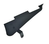 KAISH Metal Balck Aluminio Anodizado Estilo Moderno LP Guitarra Golpeador Scratch Placa con Metal Negro Soporte Se adapta a Epiphone Les Paul