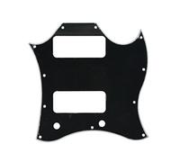 KAISH P90 - Golpeador para guitarra con orificio para pastilla (3 capas), color negro