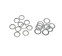 KAISH Paquete de 10 tuercas de interruptor de guitarra M12 de rosca métrica de 3 vías para Epi Les Paul LP SG o Import Les Pauls níquel
