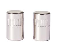 KAISH Paquete de 2 tapas de interruptor de palanca de latón de metal para guitarra Gretsch con rosca métrica M4 níquel