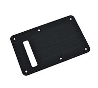 KAISH Placa trasera ST/Strat de aluminio anodizado de 6 agujeros de metal de estilo moderno para Stratocaster de Estados Unidos/México, color negro