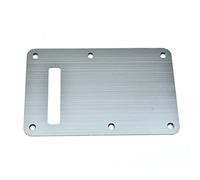 KAISH Placa trasera ST/Strat de aluminio anodizado de 6 agujeros de metal de estilo moderno para Stratocaster de Estados Unidos/México Stratocaster/Strat Silver