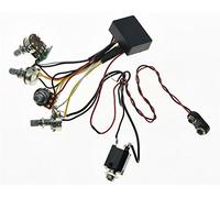 KAISH Prewired 2 Banda Active Pasivo EQ Ecualizador Eléctrico Bajo Preamplificador Circuito