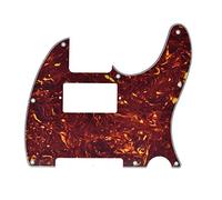 KAISH Protector de púas para guitarra de 8 agujeros para guitarra de Estados Unidos/mexicana Fender Telecaster Vintage Tortoise