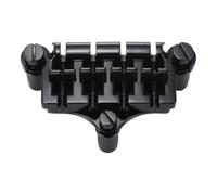 KAISH - Puente de bajo de zinc de 4 cuerdas de 3 puntos/cordal para bajo Epi EB, Thunderbird/SG Ripper, negro