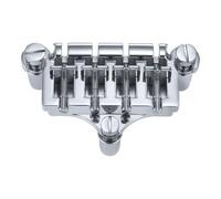KAISH - Puente de bajo de zinc de 4 cuerdas de 3 puntos/cordal para bajo Epi EB, Thunderbird/SG Ripper Bass chapado en cromo