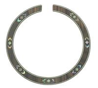 kaish Qaulity guitarra acústica 110 * 12 * 0,8 mm resonancia palisandro roseta con Abalone Shell Diseño