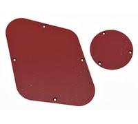kaish rojo 3 capas LP placa de control interruptor de la placa trasera cubierta de la cavidad para Epiphone Les Paul