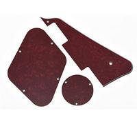 kaish rojo Pearl LP Golpeador y placa de interruptor de la placa trasera cavidad cubiertas para Epiphone Les Paul